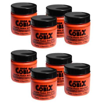 Imagem de 8 Pastas para Solda marca Cobix Pote 110g