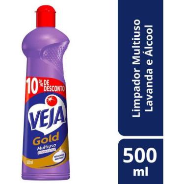 Imagem de Kit c/ 4 Limpador Multiuso Lavanda Veja 500ml 10% de