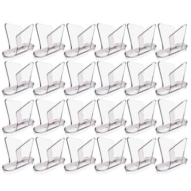 Imagem de 24 Porta Guardanapos de Mesa Transparente Crippa Organizador Cafeteria Restaurante