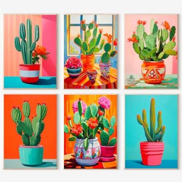 Imagem de F.NIMAGOP 6 pacotes de kit de pintura por números para adultos