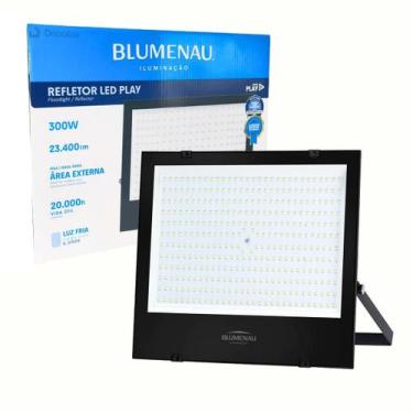 Imagem de Refletor LED 300W Holofote IP66 Prova D'água Externo Bivolt Preto Blum