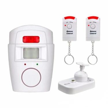 Imagem de Kit Alarme Residencial Sem Fio Sensor De Presença + 2 Controles + 1 Su