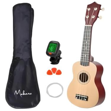 Imagem de Ukulele Soprano Altomex Marrom Envernizado 3 Paletas + Afinador