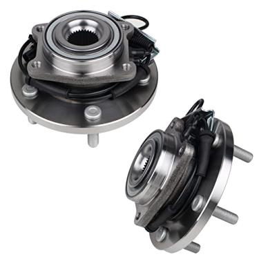 Imagem de KUSATEC 513273 Rolamento De Roda Dianteiro 2 Peças E Conjunto De Cubo 2Cps Compatível Com Chrysler Town Country 2008-2016, Vw Routan 2009-2014, Dodge Grand Caravan 2008-2016, 5 Parafusos De Roda Com A