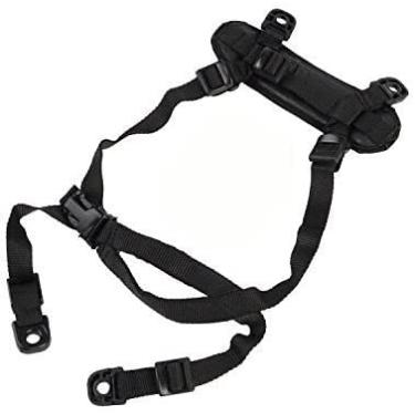 Imagem de Bifrost Gear H-Nape Alça de queixo de substituição de 4 pontos e sistema de suspensão para capacetes táticos (preto)