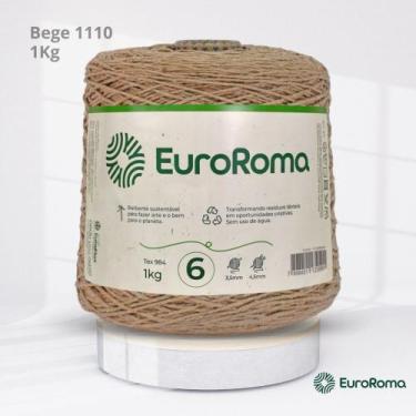 Imagem de Barbante EuroRoma Colorido N.6 1Kg Cor Bege 1110