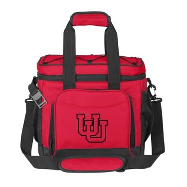 Imagem de Logo Brands Cooler NCAA Utah Utes Flex 24 latas – Forro selado a quente à prova de vazamento, abridor de garrafa embutido, alça de ombro ajustável - Ótimo para porta-malas e piqueniques