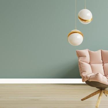 Imagem de Kit Rodapé de Poliestireno Liso 5 Barras de 07cm x 240cm Rende 12 Metr