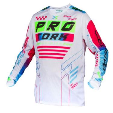 Imagem de Camisa Infantil Pro Tork Next Feminina Masculina Criança Off Road Moto