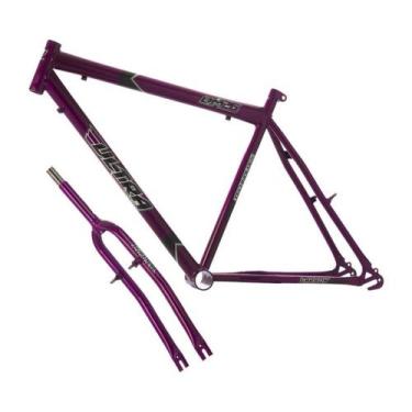 Imagem de Quadro de Bicicleta Aro 26 Ultra Bikes em Aço Carbono com Garfo, Lilás