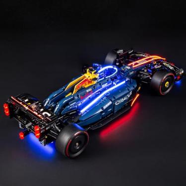 Imagem de GEAMENT LED Light Kit Compatible with Lego Oracle Red Bull Racing RB20 F1 Car Building Blocks Model - Lighting Set for Technic 42206 (Model Set Not Included)
