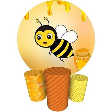 Imagem de Trio Capas Cilindro + Painel Redondo Abelhinha (K1ABL005)