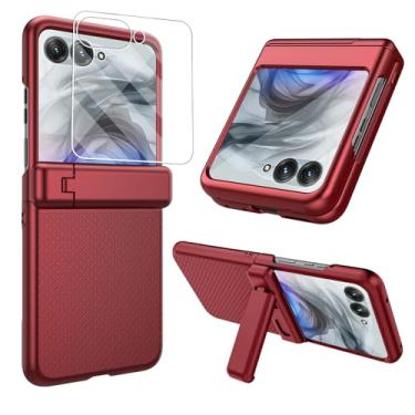 Imagem de Capa para Motorola Razr 2025 com suporte antiderrapante Moto Razr 2024/2025 com protetor de tela completa e capa de telefone de proteção de dobradiça [não serve para Razr 50 Ultra 60 Ultra] (Pontos