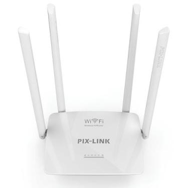 Imagem de Roteador Wi-fi Wireless-N Router 4 Antenas 300 Mbps Pix Link - Gici Ca