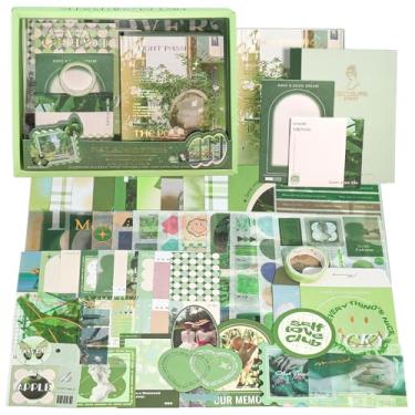 Imagem de Aromoty Kit de materiais para scrapbooking, jardim, casa de campo, estética, vintage, álbum de recortes, para Bullet Junk Journal A6 Grid Notebook Suprimentos de Diário Flor DIY Artesanato Presentes