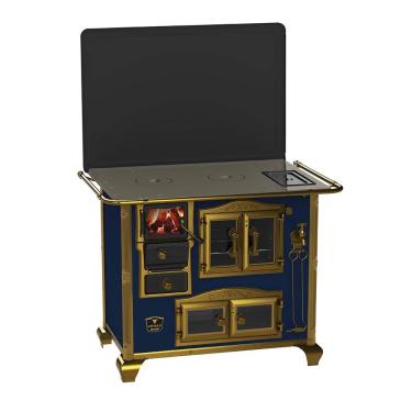 Imagem de Fogao a Lenha Venax n 2 Imperador Vitreo Azul SD