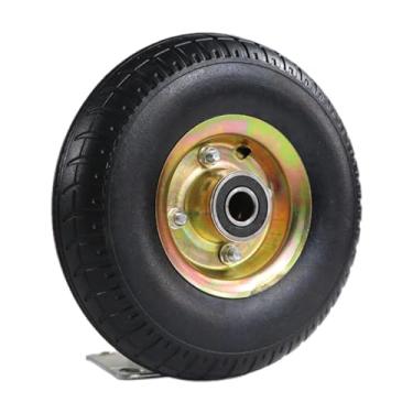 Imagem de Baoblaze Roda de Carrinho de Mão 10" 3.50-4, Dimensões de 2,6 Polegadas, Furo de rolamento 16 mm