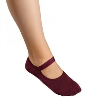 Imagem de Meia Sapatilha Antiderrapante Em Algodão Lupo
