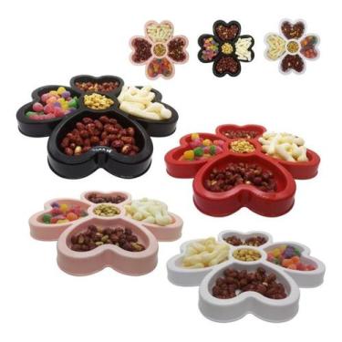 Imagem de Petisqueira Trevo C/ 5 Cavidades P Petiscos Fondue Molheira - Keita, V