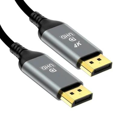 Imagem de Cabo Displayport Blindado Ultra Hd 4k 60hz 2k 1080p 144hz 3 Metros