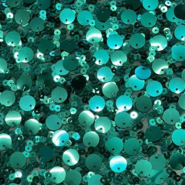 Imagem de Tecido Tule com Paetê Bordado 1,50m para Roupas e Vestidos Femininos -