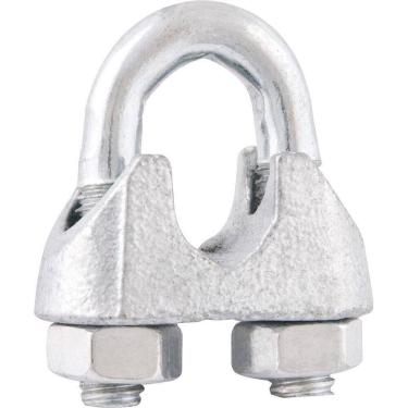 Imagem de Clips Para Cabo Aço 3/16 Leve Galv Com 2 Pç Cart Vonder