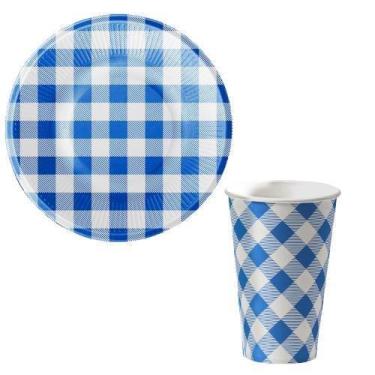 Imagem de Kit 10 Convidados Pratos Copos Festa Junina Papel - Udlandia