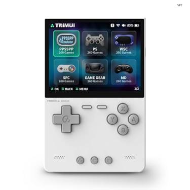 Imagem de TRIMUI Brick Handheld Game Console, Mini Game Player Compatible with 3.2 inch IPS High-Definition Screen, Portable Video Game Console (White 128G)