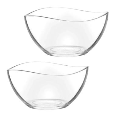 Imagem de Conjunto 2 Taças De Sobremesa Bowls De Vidro Saladeira Indivídual 300 Ml