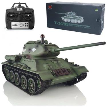 Imagem de Tanque de Guerra TOUCAN RC HOBBY Soviet 485 com Controle Remoto, Escala 116, Verde