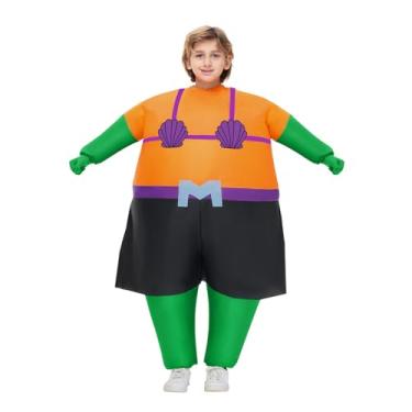 Imagem de Servllcell Inflatable Costume for Kids,Halloween Costumes Funny Blow Up Costumes for Boys Girls,Cosplay Party