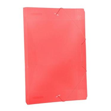 Imagem de Pasta Aba Elástica Organizadora de 20mm Vermelho Ofício Original - Dac