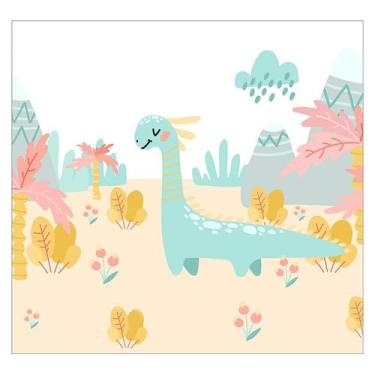 Imagem de Papel de Parede Adesivo Infantil Dinossauro Bebe Quarto Menino - 546pc