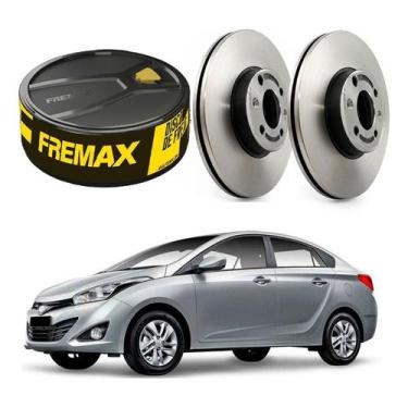 Imagem de Disco Freio Dianteiro Hb20s 1.6 16v 2012 A 2015 - Fremax