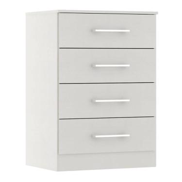 Imagem de Cômoda Pequena para Quarto 55 x 93 Cm MDP Branco 2007 MENU