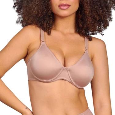 Imagem de Sutiã Moldado Básico Sem Bojo Com Aro Duloren 731028, M, Castanha