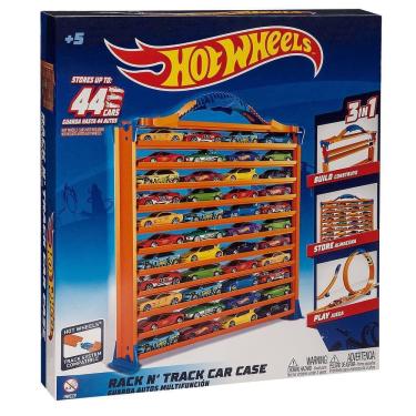 Imagem de Brinquedo Hot Wheels Pista Porta Carrinho 3 Em 1 Fun 84480