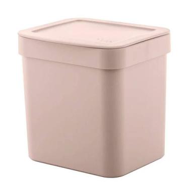 Imagem de Lixeira para Cozinha e Banheiro 2,5L Trium Bege - Ou