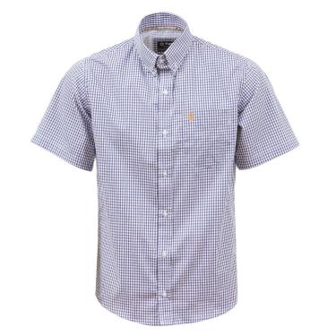 Imagem de Camisa Masculina Manga Curta Xadrez Azul Marinho Tuff 37613