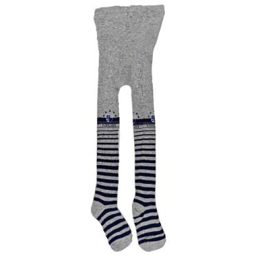 Imagem de Meia Calça Infantil Menino Com Estampa Grossa Inverno para Frio confor