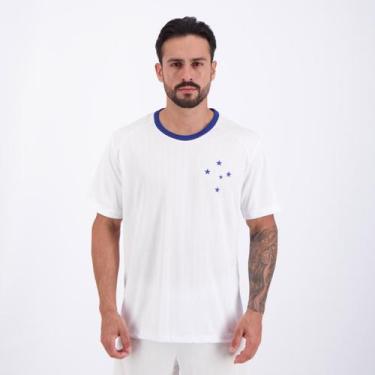 Imagem de Camisa Cruzeiro Entrelaço Branca - Braziline, GG