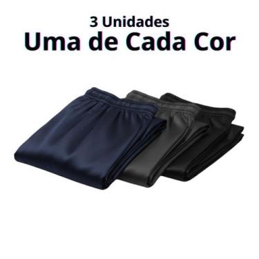 Imagem de Kit 3 Ou 1 Bermuda Plus Size Masculina Esporte Academia G3 G4 e G5 - M