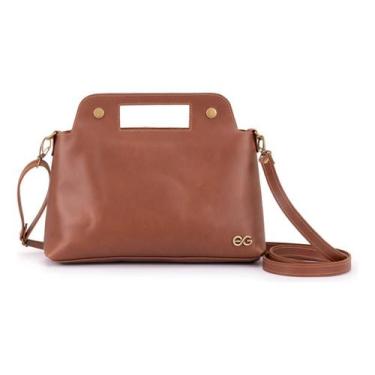 Imagem de Bolsa Feminina Couro Legítimo Transversal/mão Média Tiracolo - Ello Gr