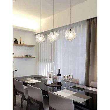 Imagem de Lustre de vidro Ice Cube, decoração boutique, lustre de jantar minimalista, lustre de cristal, lustre para sala de jantar, bar, restaurante, luz, lâmpadas de corredor, decoração moderna