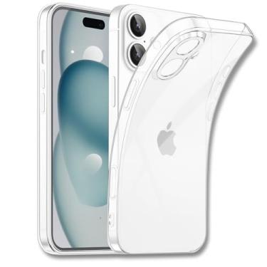 Imagem de Capa Capinha Case Transparente para iPhone – Flexível, Leve e Proteção Antiimpactos (iPhone 16)