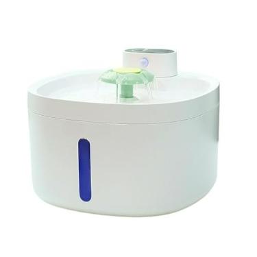 Imagem de Bebedouro Fonte de Água Elevado Automático Com Filtro 3 Estágios Para Pet Gato com Sensor e Filtro 2.6L
