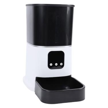 Imagem de Luqeeg Alimentador Automático para Gatos 6L, Aço Inoxidável 304 Dispensador de Ração para Animais de Estimação com Controle Remoto Inteligente com WiFi para Casa Cães de Pequeno Porte