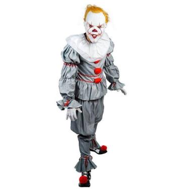 Imagem de Fantasia Palhaço Assassino Adulto Luxo It a Coisa Pennywise - Fantasia