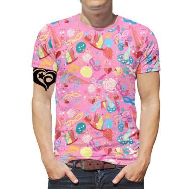 Imagem de Camiseta Carnaval PLUS SIZE Samba Festas Masculina Blusa - Alemark, G3