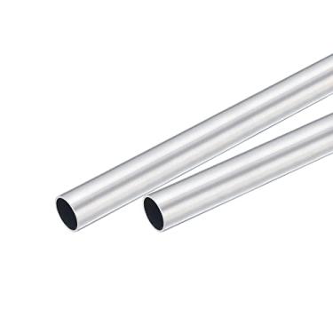 Imagem de Tubo redondo de alumínio 6063 16 mm OD 14,2 mm diâmetro interno 300 mm tubo tubo de comprimento 2 peças